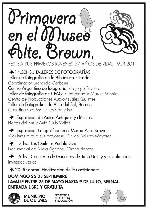 25/09/2011  La Primavera se festeja en el Museo Brown